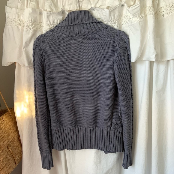 Mossimo Knitted Cardigan 100% Cotton Size Medium Slate Gray / Women’s Cardigan. - Picture 5 of 17